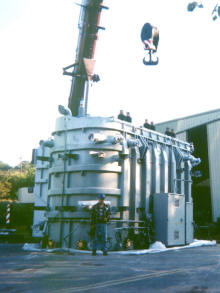 Large Transformer Installation